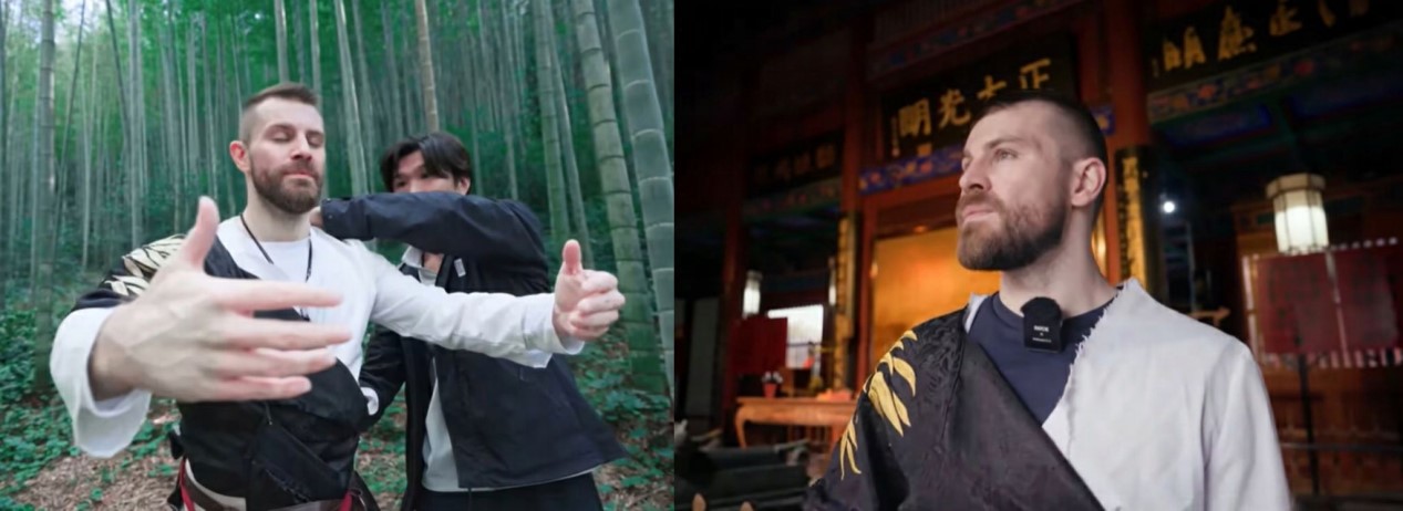 英国玩家LazyPeon学习武术、游览开封